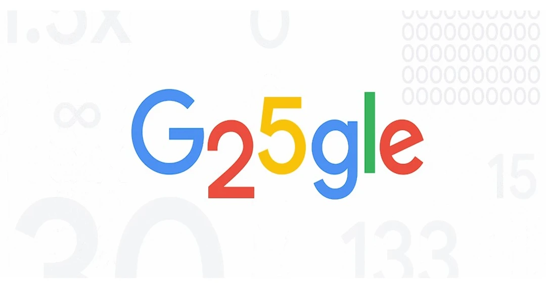 Google esta de aniversario: a sus 25 años en cifras