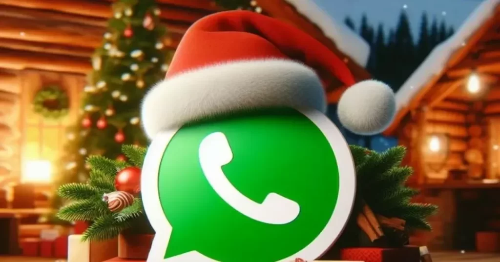 Modo Navidad en WhatsApp