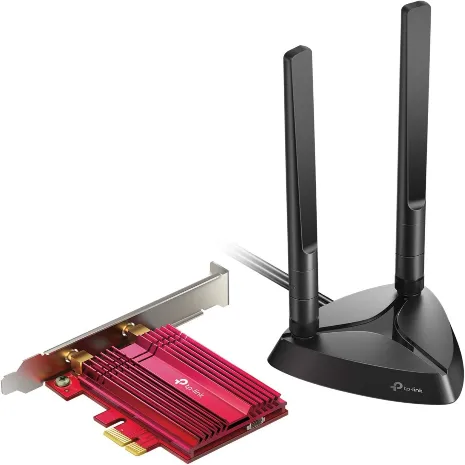 TP Link - Tarjeta WiFi 6 AX3000 PCIe WiFi Archer TX3000E