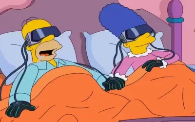 Los Simpson: ¡Videntes del futuro! Predicen las gafas Apple Vision Pro