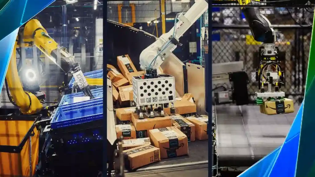 Robots que transforman la logística de Amazon