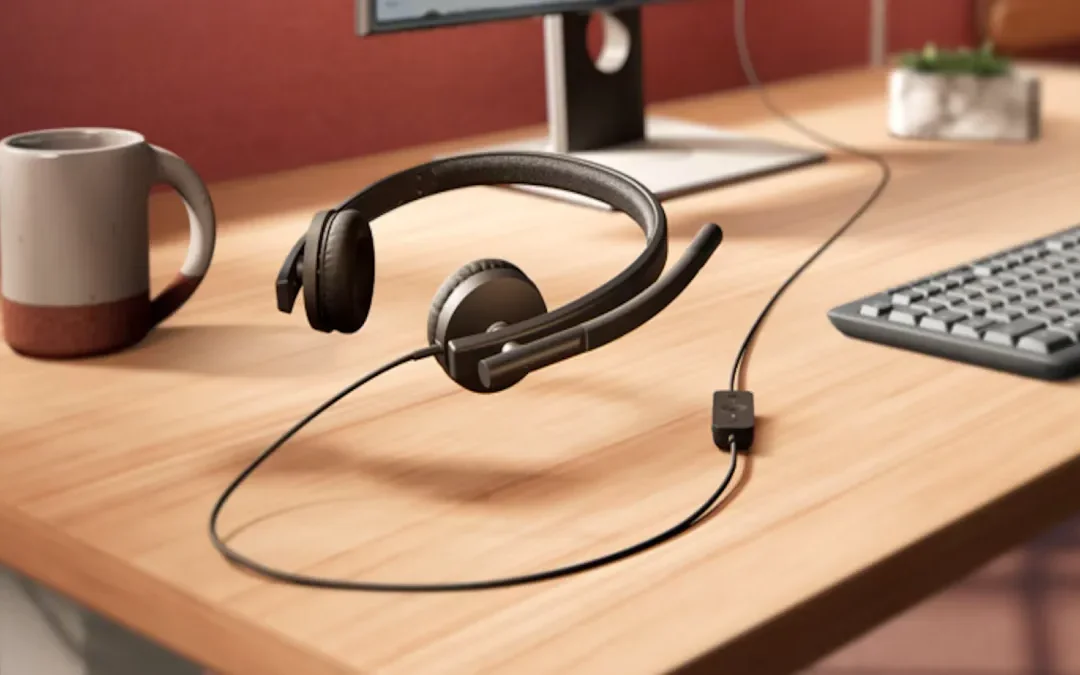 Auriculares Logitech H570e, diseño y comodidad laboral