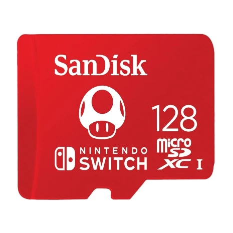 SanDisk - Tarjeta microSDXC de 128 GB, con licencia para Nintendo-Switch