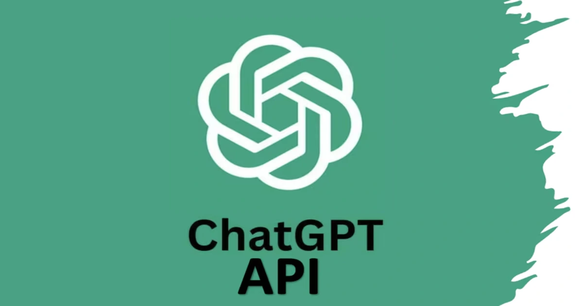 Guía Definitiva: Cómo obtener y configurar la API de ChatGPT para tu negocio. Logotipo oficial de OpenAI junto al texto descriptivo sobre fondo verde para la guía técnica de integración de la API de ChatGPT en plataformas empresariales.