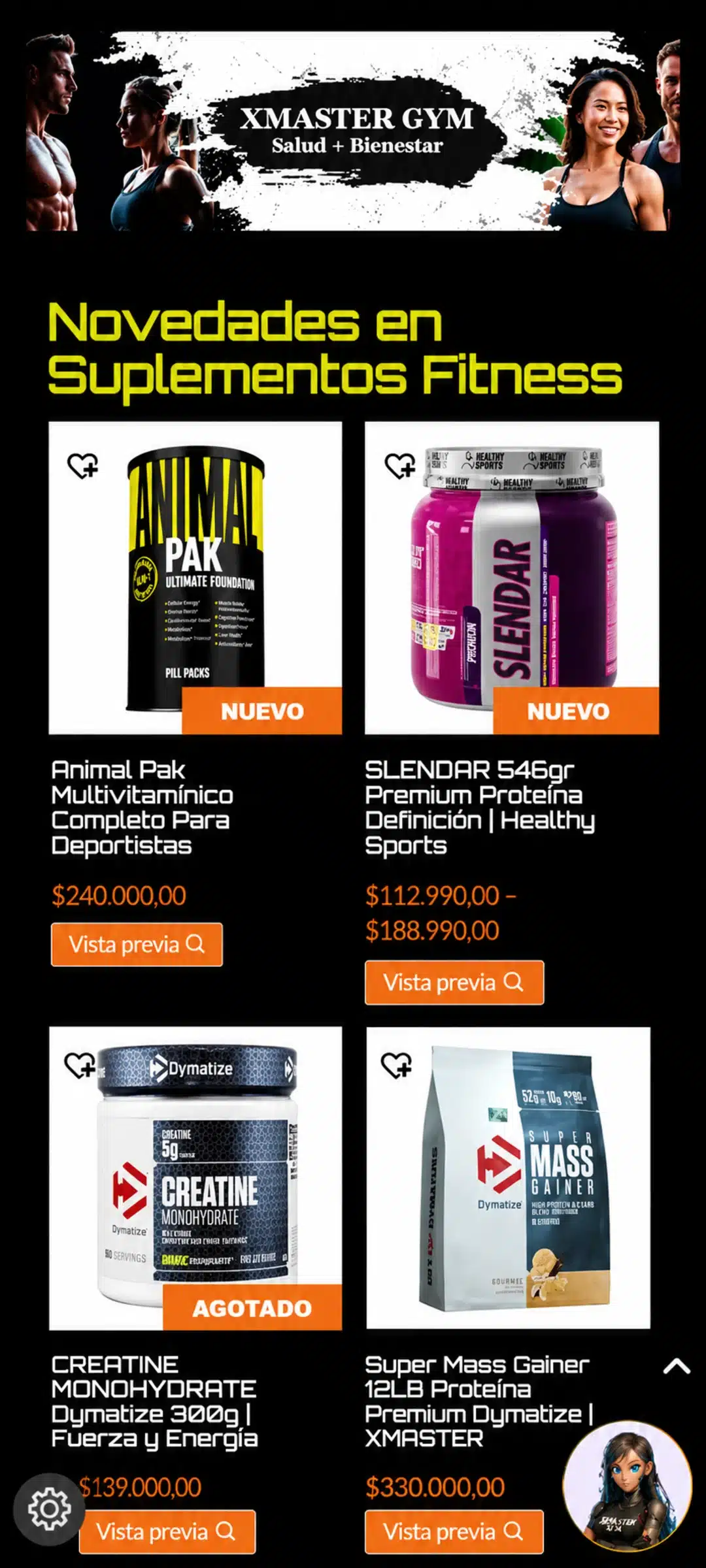 Diseño Web Profesional en Colombia 5 Xmaster Gym Store - Mobile