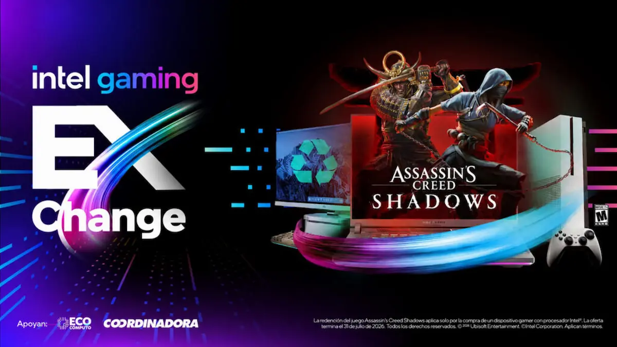 Reciclaje gaming en Colombia: campaña oficial Intel Gaming Exchange 2026 con bono para renovar equipo