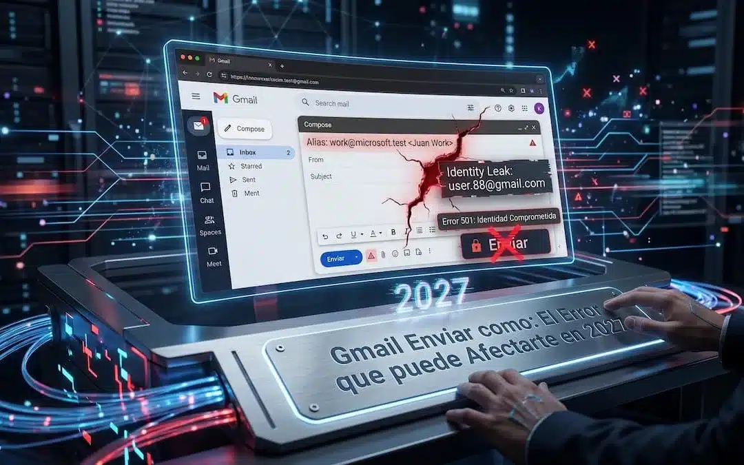 Gmail Enviar como: El Error que puede Afectarte en 2027